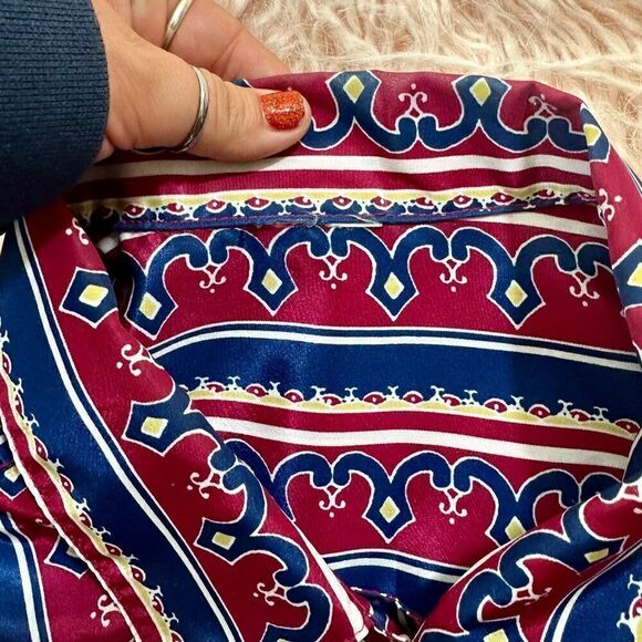 Women’s Large Vintage Striped Blouse - Picture 2 of 4